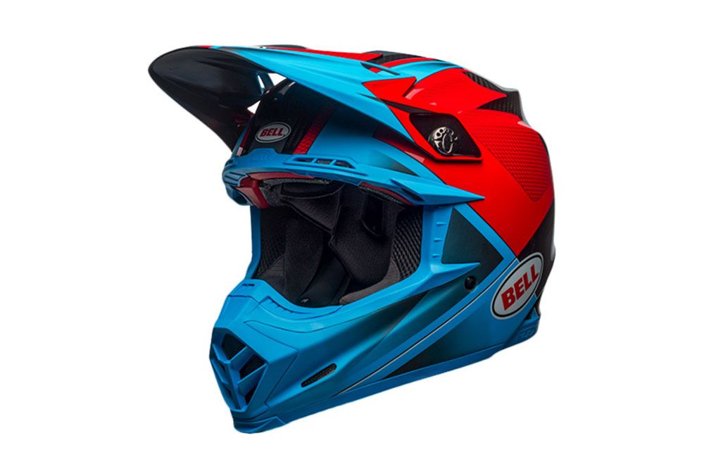 BELL MOTO-9 FLEX M　廃盤ブルー Product: 2018 Bell Moto-9 Flex helmet | MotoOnline.com