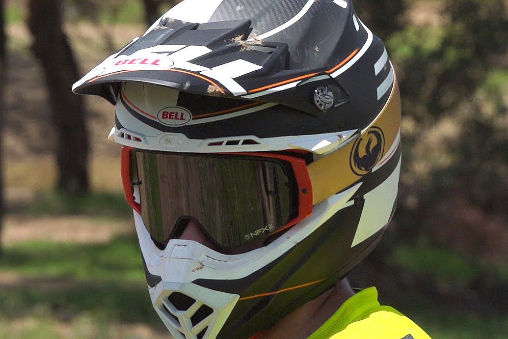2016 bell moto 9 carbon flex motocross helmet syndrome red Moto-9S Ferrandis Mechant Helmets CLOSEOUT layer impact liner designed to manage energy from three potential impact scenarios Bell | MX Locker