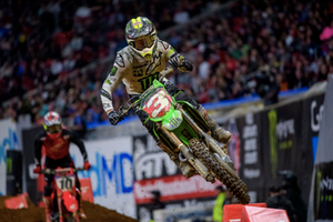 Monster Energy Kawasaki rider Eli Tomac charges to fourth in Atlanta