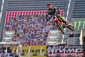 Late lap puts Baggett on top in SLC2 Supercross qualifying