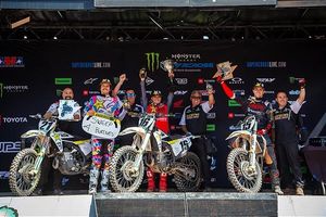 Rockstar Energy Husqvarna sweeps 450SX podium at SX season finale