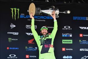 Monster Energy Kawasaki's Tomac takes 450SX championship in Supercross finale