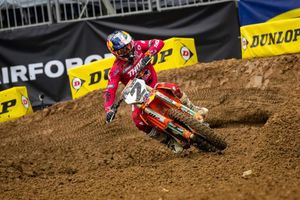 Webb fights back to finish fourth at second round of Houston SX