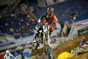 Zach Osborne charges to the podium at Orlando SX
