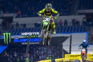 Monster Energy(R)/Pro Circuit/Kawasaki rider Jo Shimoda earns career best second place finish in Indianapolis