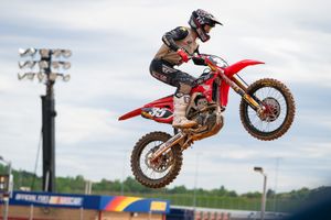 Mitchell Harrison moves into the top 10 for Muc-Off Honda