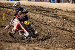 Front brake damage costs Hunter Lawrence in second moto