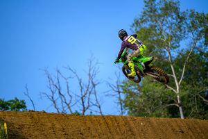 Recovering Cianciarulo back on the bike outdoors