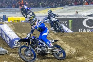 Deegan shrugs off heat race clash with teammate Smith