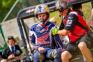 250MX leader Lawrence cleared of any major injury
