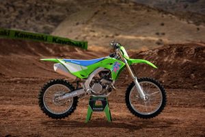 Detailed: 2024 Kawasaki KX 50th Anniversary Edition range