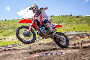 The approach Hunter Lawrence now has as the red plate holder